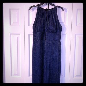 Blue floor length gown/dress. New with tags.